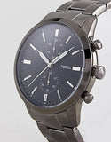 Fossil Townsman Chronograph Black Dial Silver Steel Strap Watch for Men - FS5349 Buy Now By Fossil