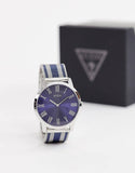 Guess Richmond Blue Dial Two Tone Mesh Bracelet Watch for Men - W1179G1 Buy Now By Guess