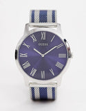 Guess Richmond Blue Dial Two Tone Mesh Bracelet Watch for Men - W1179G1 Buy Now By Guess