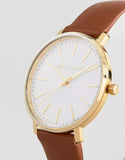 Michael Kors Pyper Quartz Silver Dial Brown Leather Watch For Women - MK2740 Buy Now By Michael Kors