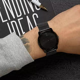 Movado Bold Black Dial Black Mesh Bracelet Watch For Men - 3600261 Buy Now By Movado