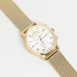 Tommy Hilfiger Kane White Dial Gold Mesh Bracelet Watch for Men - 1710403 Buy Now By Tommy Hilfiger