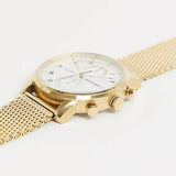 Tommy Hilfiger Kane White Dial Gold Mesh Bracelet Watch for Men - 1710403 Buy Now By Tommy Hilfiger