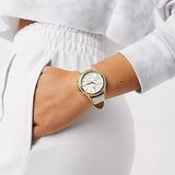 Tommy Hilfiger Ari Diamonds White Dial Cream Leather Strap Watch for Women - 1781982 Buy Now By Tommy Hilfiger