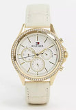 Tommy Hilfiger Ari Diamonds White Dial Cream Leather Strap Watch for Women - 1781982 Buy Now By Tommy Hilfiger