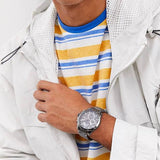 Tommy Hilfiger Decker Quartz Black Dial Black Steel Strap Watch for Men - 1791347 Buy Now By Tommy Hilfiger