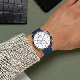 Tommy Hilfiger Decker Quartz White Dial Blue Rubber Strap Watch for Men - 1791349 Buy Now By Tommy Hilfiger