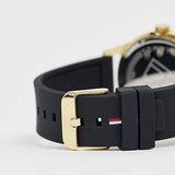 Tommy Hilfiger Austin Black Dial Black Rubber Strap Watch for Men - 1791636 Buy Now By Tommy Hilfiger