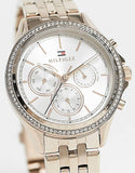 Tommy Hilfiger Ari Diamonds Silver Dial Rose Gold Steel Strap Watch for Women - 1781978 Buy Now By Tommy Hilfiger
