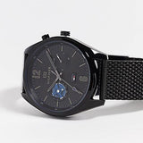 Tommy Hilfiger Deacon Analog Black Dial Black Mesh Bracelet Watch for Men - 1791547 Buy Now By Tommy Hilfiger