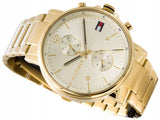Tommy Hilfiger Daniel White Dial Gold Steel Strap Watch for Men - 1710415 Buy Now By Tommy Hilfiger