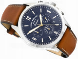 Fossil Forrester Chronograph Blue Dial Brown Leather Strap Watch for Men - S5607 Buy Now By Fossil