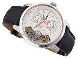 Fossil Townsman Twist Multifunction White Dial Black Leather Strap Watch for Men - ME1164 Buy Now By Fossil