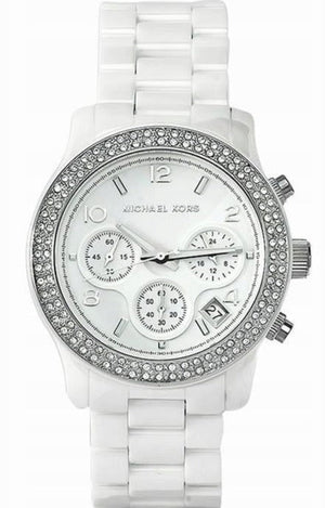 Michael Kors Runway White Dial White Steel Strap Watch for Women - MK5188 Buy Now By Michael Kors