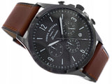 Fossil Forrester Chronograph Grey Dial Brown Leather Strap Watch for Men - FS5815 Buy Now By Fossil