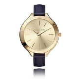 Michael Kors Runway Quartz Gold Dial Blue Leather Strap Watch For Women - MK2285 Buy Now By Michael Kors