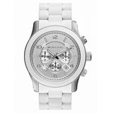 Michael Kors Oversize White Dial White Steel Strap Watch for Men - MK8108 Buy Now By Michael Kors