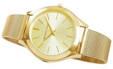 Michael Kors Slim Runway Champagne Dial Gold Mesh Bracelet Watch for Women - MK3282 Buy Now By Michael Kors
