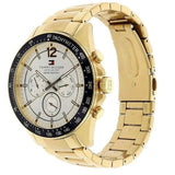 Tommy Hilfiger Luke Chronograph White Dial Gold Steel Strap Watch for Men - 1791121 Buy Now By Tommy Hilfiger