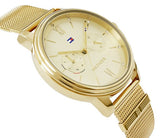 Tommy Hilfiger Blake Quartz Gold Dial Gold Mesh Bracelet Watch for Women - 1782302 Buy Now By Tommy Hilfiger