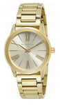 Michael Kors Hartman Quartz Gold Dial Gold Steel Strap Watch For Women - MK3490 Buy Now By Michael Kors