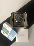 Fossil Townsman Chronograph Black Dial Silver Steel Strap Watch for Men - FS5349 Buy Now By Fossil
