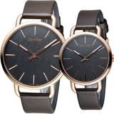 Calvin Klein Even Grey Dial Brown Leather Strap Watch for Women - K7B216G3 Buy Now By Calvin Klein