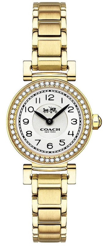 Coach Madison White Dial Gold Steel Strap Watch for Women - 14502403 Buy Now By Coach