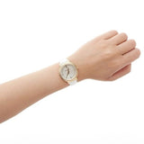 Michael Kors Cinthia Mother of Pearl Dial White Leather Strap Watch for Women - MK2662 Buy Now By Michael Kors