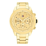Tommy Hilfiger Lars Chronograph Gold Dial Gold Steel Strap Watch For Men - 1792060 Buy Now By Tommy Hilfiger