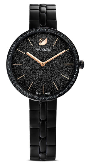 Swarovski Cosmopolitan PVD Black Dial Black Steel Strap Watch for Women - 5547646 Buy Now By Swarovski