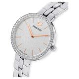 Swarovski Cosmopolitan Diamond Powder Silver Dial Silver Steel Strap Watch for Women - 5517807 Buy Now By Swarovski