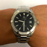 Tag Heuer Aquaracer Black Dial Watch for Men - WAY2110.BA0928