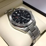 Tag Heuer Aquaracer Quartz Black Dial Silver Steel Strap Watch for Men - WAY111Z.BA0928 Buy Now By Tag Heuer