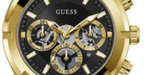 Guess Continental Black Dial Black Rubber Strap Watch for Men - GW0262G2 Buy Now By Guess