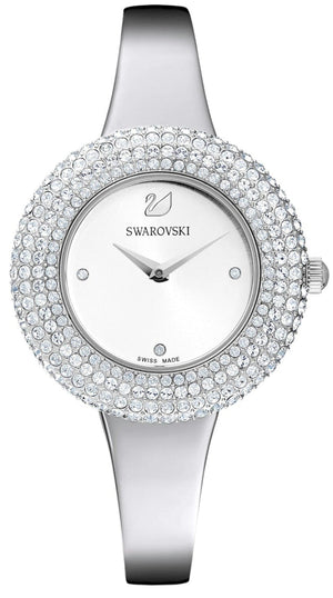 Swarovski Crystal Rose Silver Dial Silver Steel Strap Watch for Women - 5483853 Buy Now By Swarovski