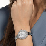 Swarovski Crystal Rose Silver Dial Silver Steel Strap Watch for Women - 5483853 Buy Now By Swarovski