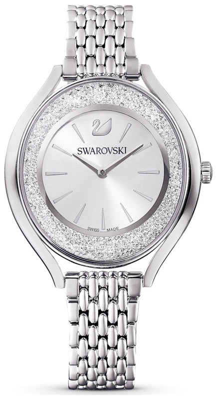 Swarovski Crystalline Aura Silver Dial Silver Steel Strap Watch for Women - 5519462 Buy Now By Swarovski