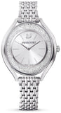 Swarovski Crystalline Aura Silver Dial Silver Steel Strap Watch for Women - 5519462 Buy Now By Swarovski