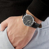 Hugo Boss Corporal Black Dial Black Leather Strap Watch for Men - 1513638 Buy Now By Hugo Boss