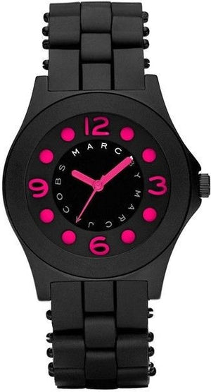 Marc Jacobs Pelly Black Dial Black Silicone Strap Watch for Women - MBM2508 Buy Now By Marc Jacobs