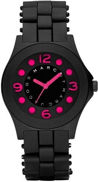 Marc Jacobs Pelly Black Dial Black Silicone Strap Watch for Women - MBM2508 Buy Now By Marc Jacobs