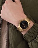 Guess Scope Quartz Black Dial Gold Steel Strap Watch for Men - GW0427G2 Buy Now By Guess