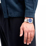D1 Milano Ultra Thin Blue Dial Silver Steel Watch for Men - D1-UTBJ03 Authentic Buy Shop Now