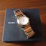 Marc Jacobs Amy White Dial Rose Gold Steel Strap Watch for Women - MBM8559 Buy Now By Marc Jacobs
