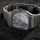 D1 Milano Square Titanium Gray Dial Gray Steel Strap Watch for Men - D1-SQBJ02 Authentic Buy Shop Now
