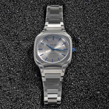 D1 Milano Square Titanium Gray Dial Gray Steel Strap Watch for Men - D1-SQBJ02 Authentic Buy Shop Now