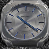 D1 Milano Square Titanium Gray Dial Gray Steel Strap Watch for Men - D1-SQBJ02 Authentic Buy Shop Now