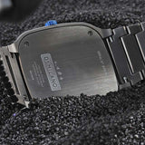 D1 Milano Square Titanium Gray Dial Gray Steel Strap Watch for Men - D1-SQBJ02 Authentic Buy Shop Now