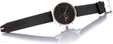 Tommy Hilfiger Chase Chronograph Quartz Grey Dial Black Leather Strap Watch For Men - 1791488 Buy Now By Tommy Hilfiger